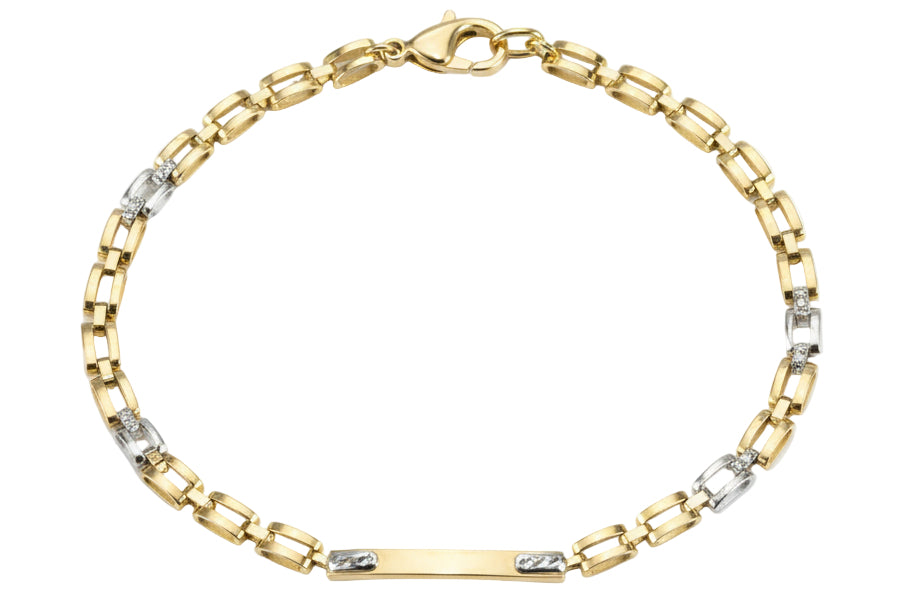 Bracciale Bi-colore in oro 18k