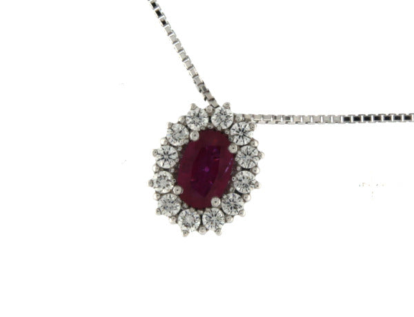 Mirco Visconti Collana Rubino e Diamanti IE83/B10R
