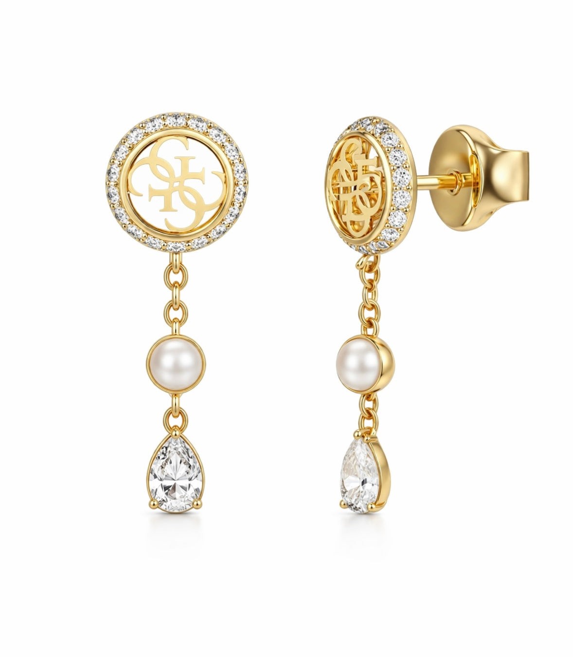 Guess Orecchini Tiny Pearly JUBE05521JWYG