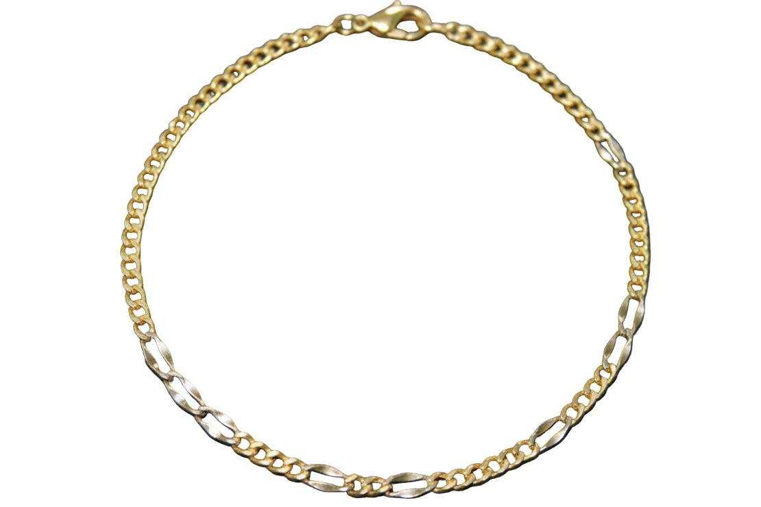 Collana Groumette in Oro Bi-colore 18k