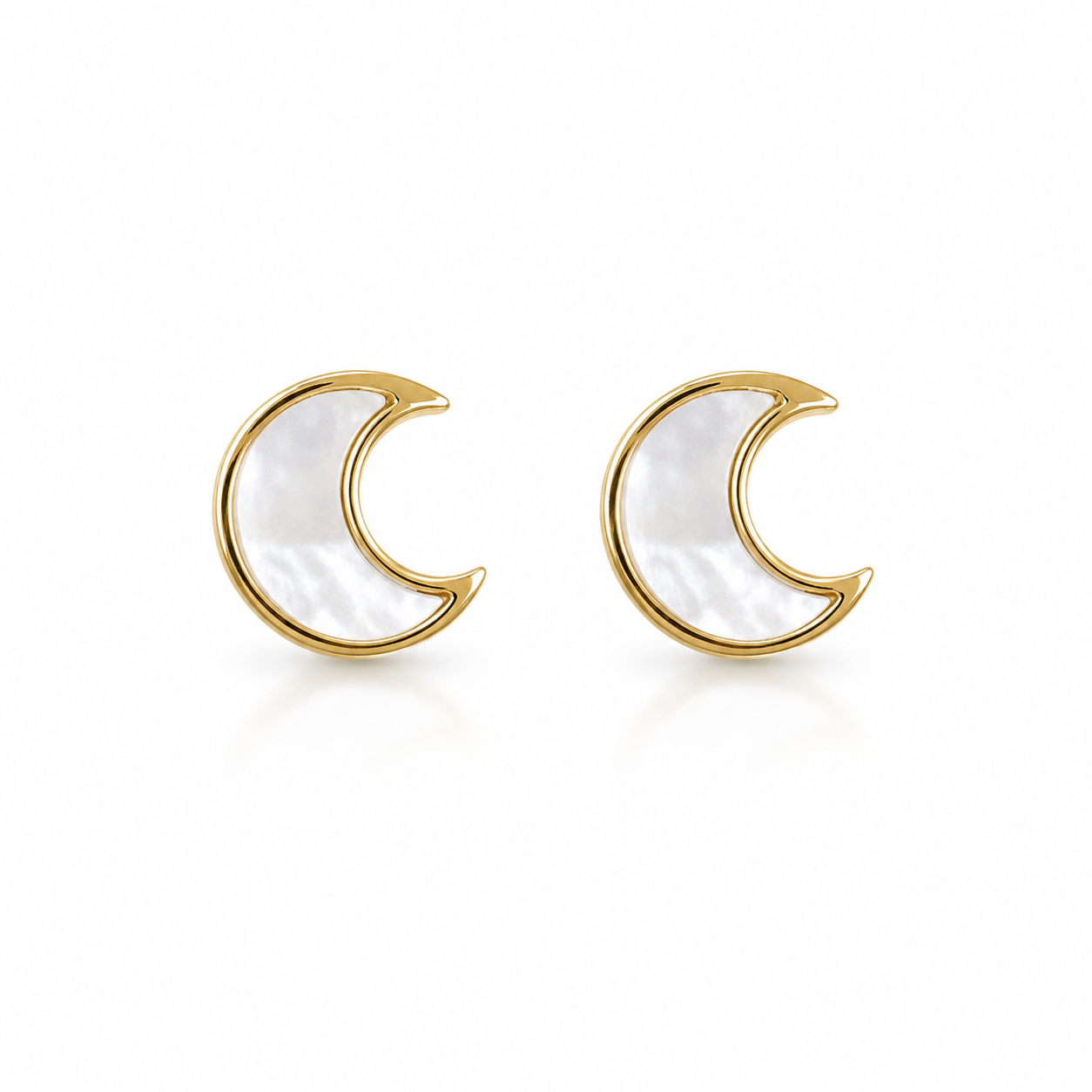 Orecchini Luna In Oro Giallo 18k GROR23