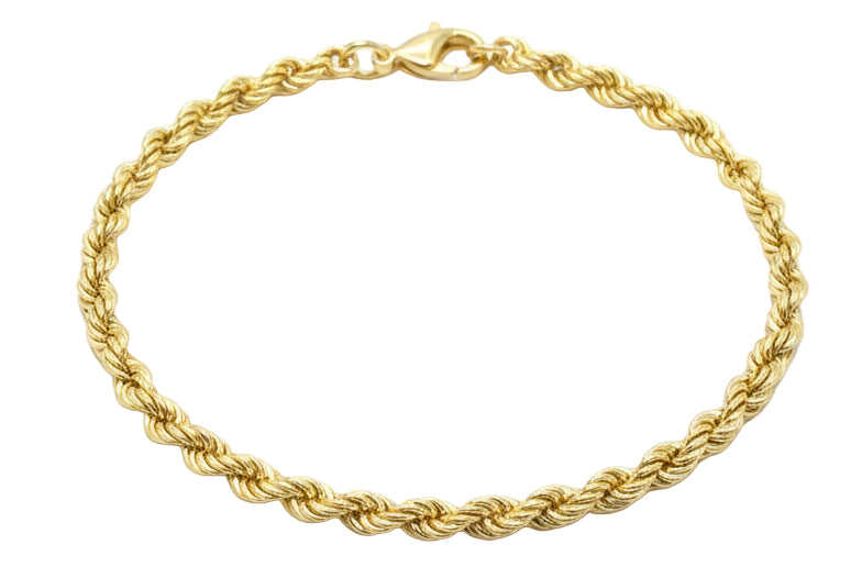 Bracciale Torchon in Oro Giallo 18k