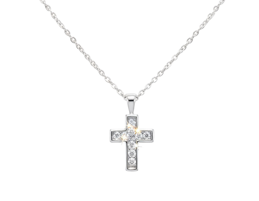 DonnaOro Collana Croce Diamantata DFPF3013.004