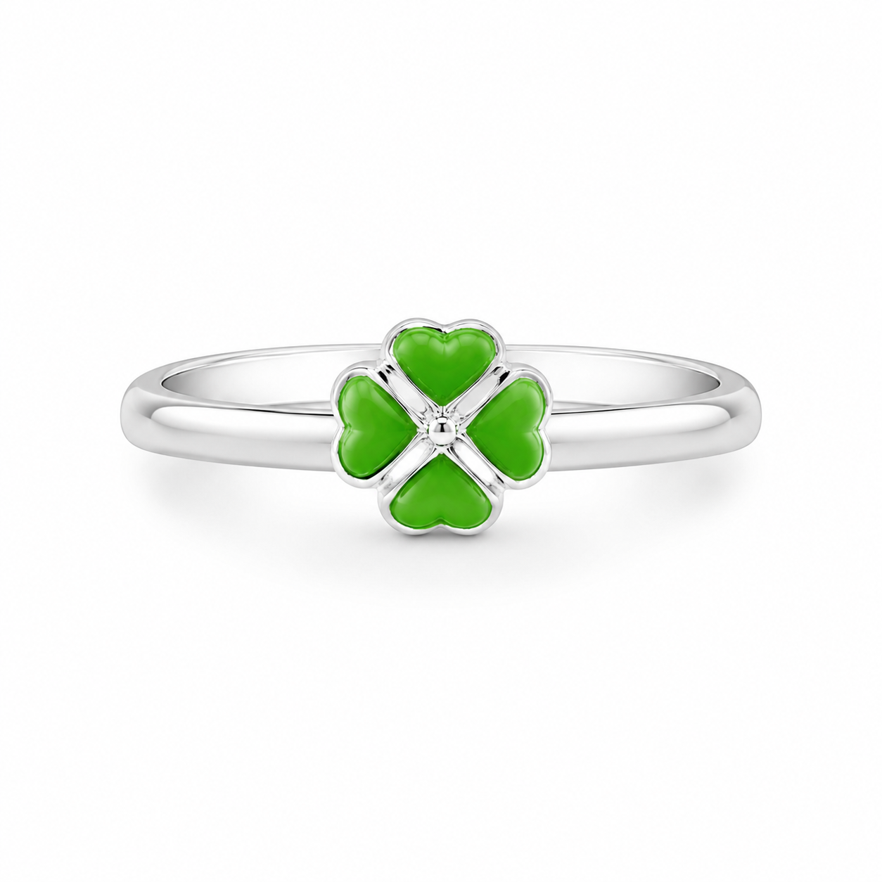 Anello Quadrifoglio Da Bambina