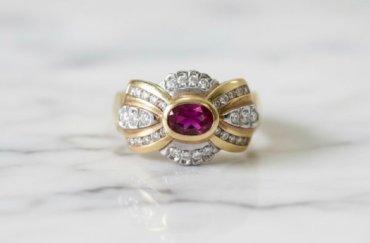 Rinaldi Anello Fascia Rubino A2778