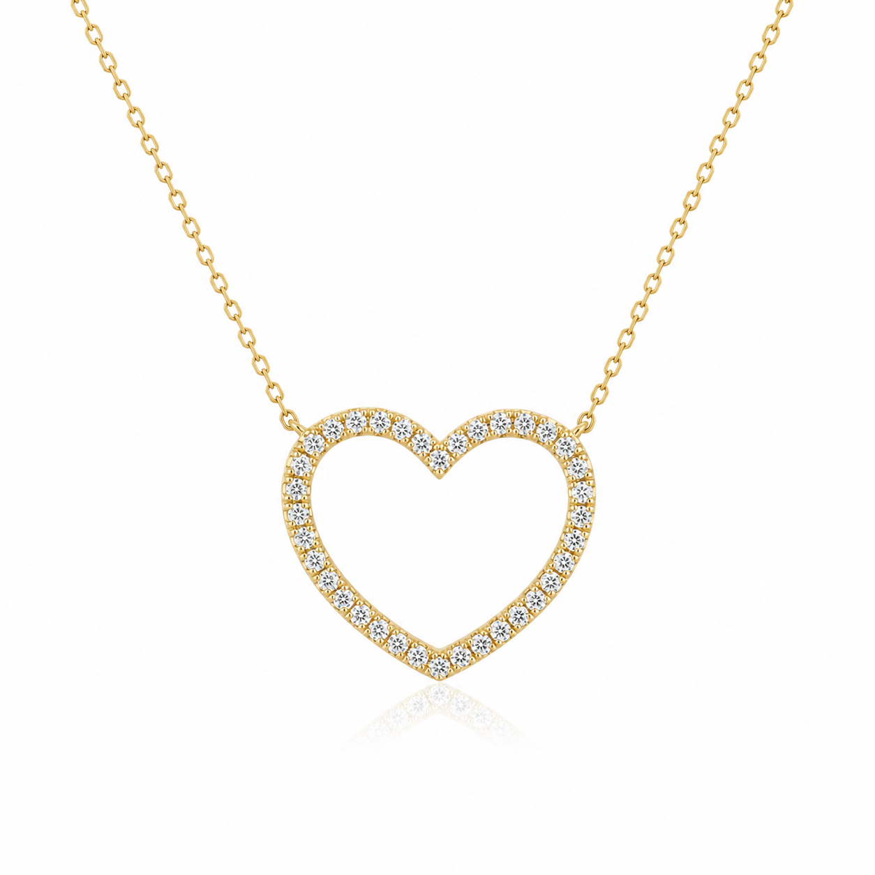 Collana Cuore in Oro 18K GRCD08