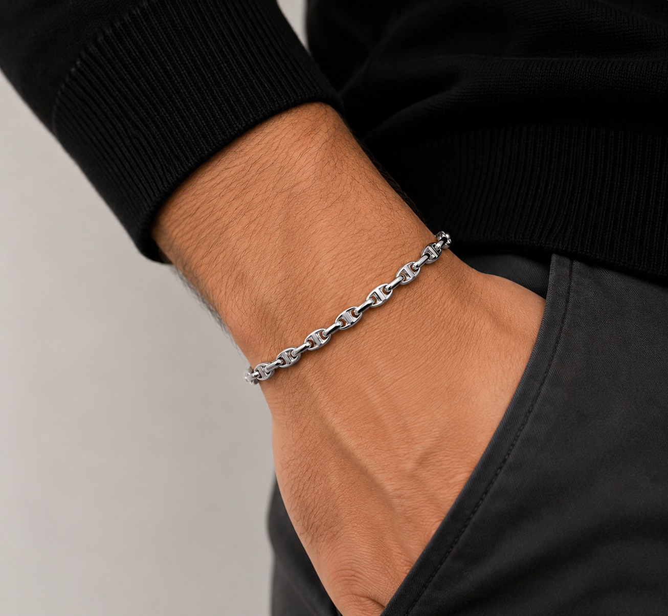 Bracciale in oro bianco 18k