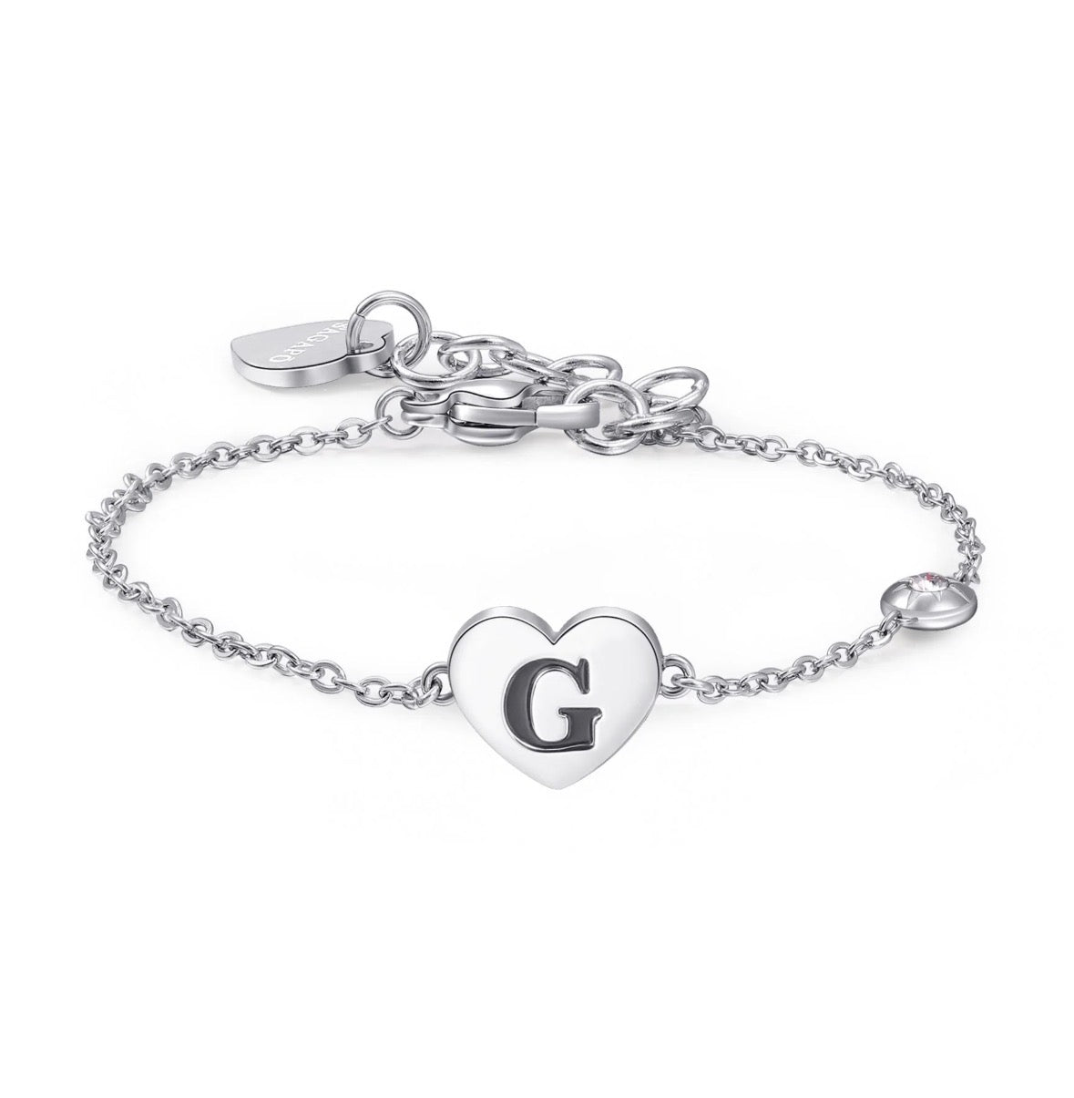 S’Agapõ Bracciale Click Lettera G SCK124