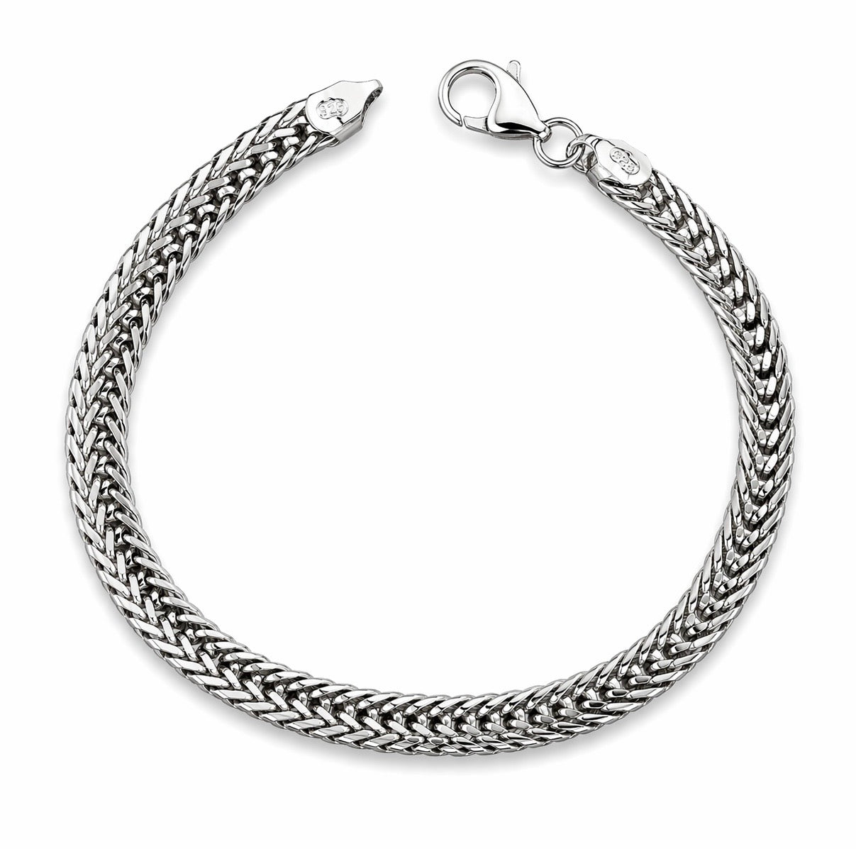 Bracciale Quadrispiga in Argento 925