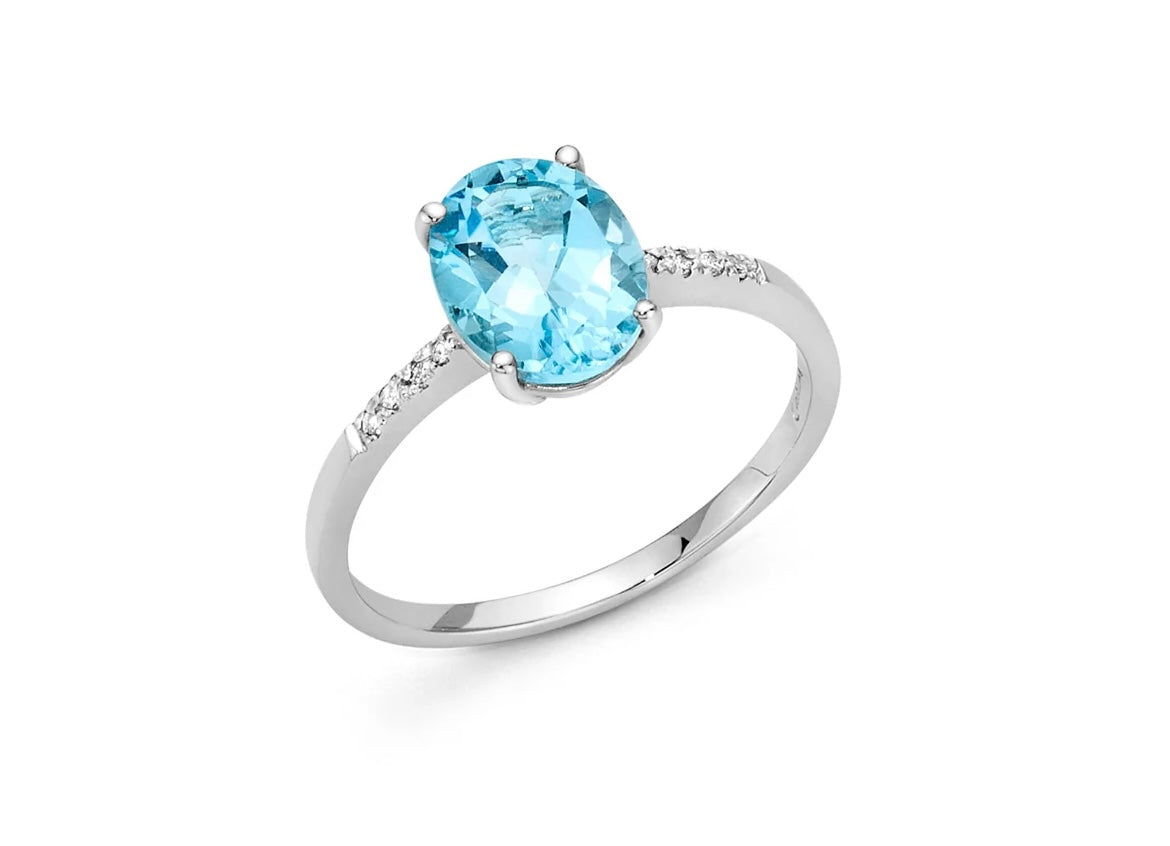 Miluna Anello Topazio e Diamanti LID3257