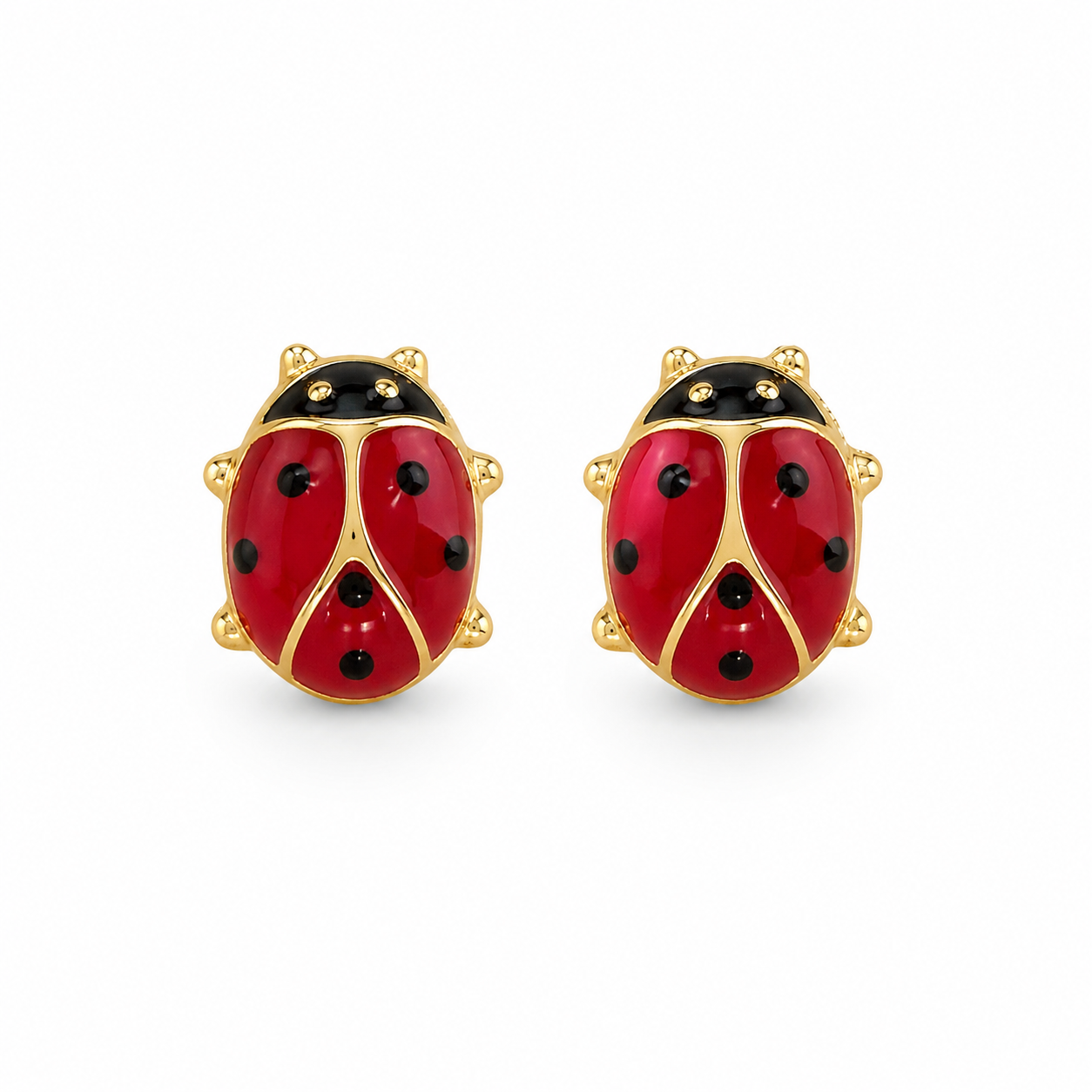 Orecchini Coccinella In Oro Giallo 18K GROR11