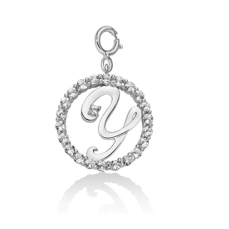Miluna Charm in Argento Lettera Y PFD857-Y