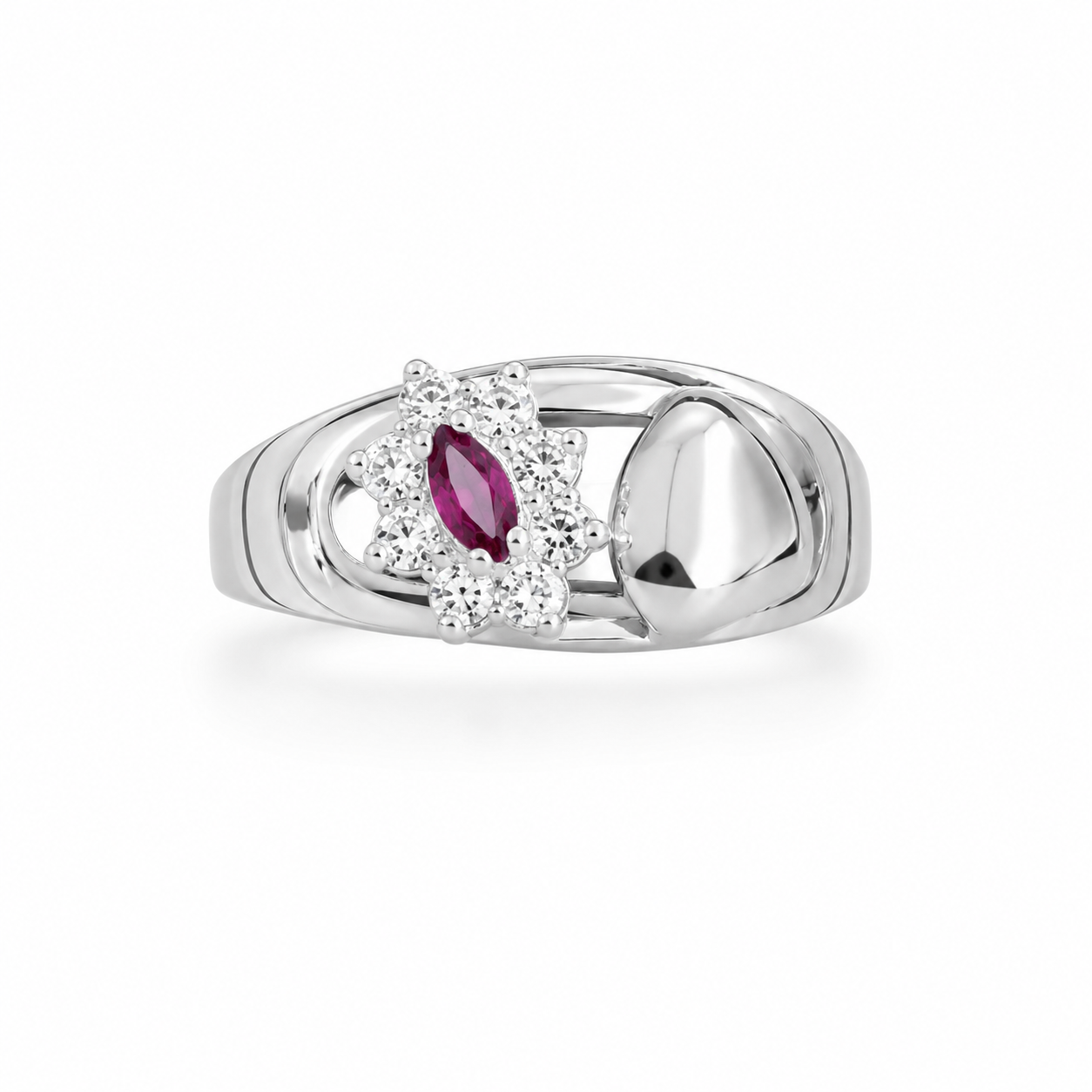 Anello in Oro Bianco 18k GRAB20