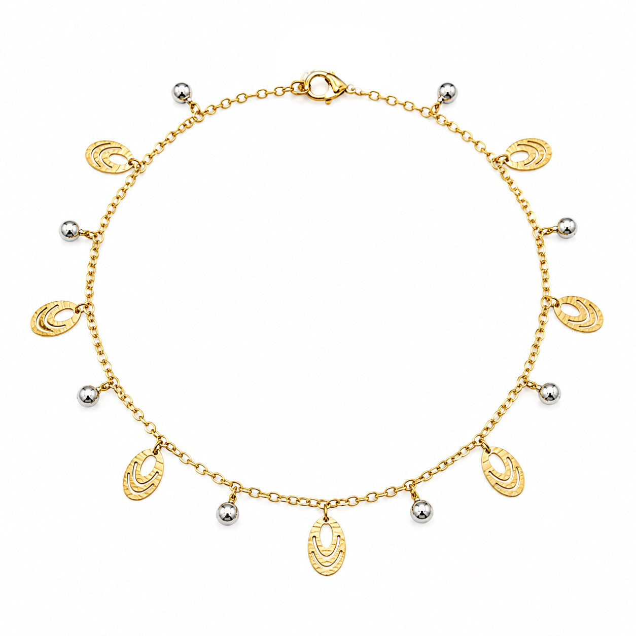 Bracciale in Oro Bi-colore 18k