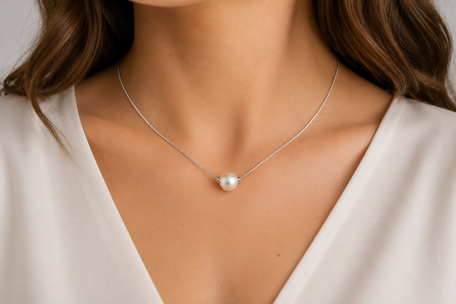 Miluna Collana Con Perla CLD1421M