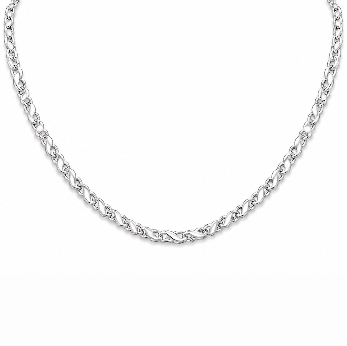 Collana in Oro Bianco 18K