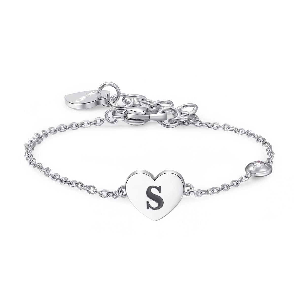 S’Agapõ Bracciale Click Lettera S SCK135