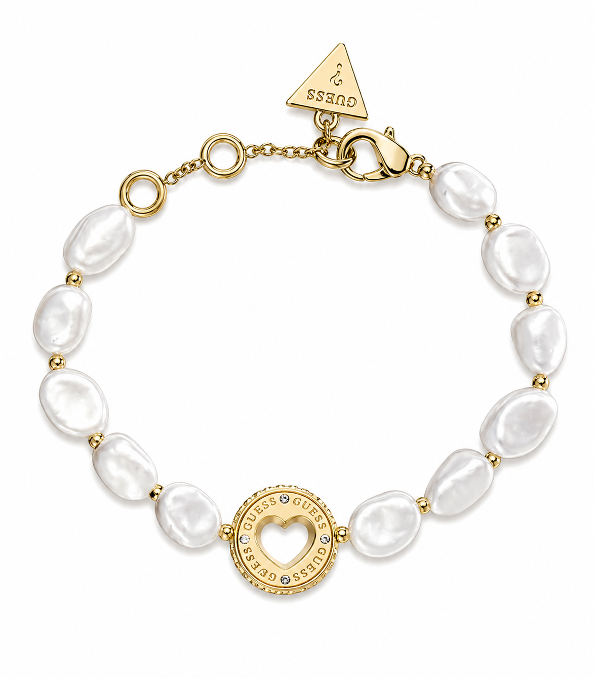 Guess Bracciale Rolling Hearts JUBB03342JWYGS