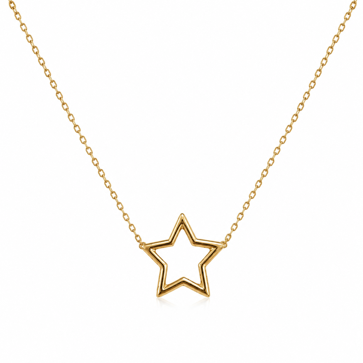 Collana Stella In Oro 18K GRCD01