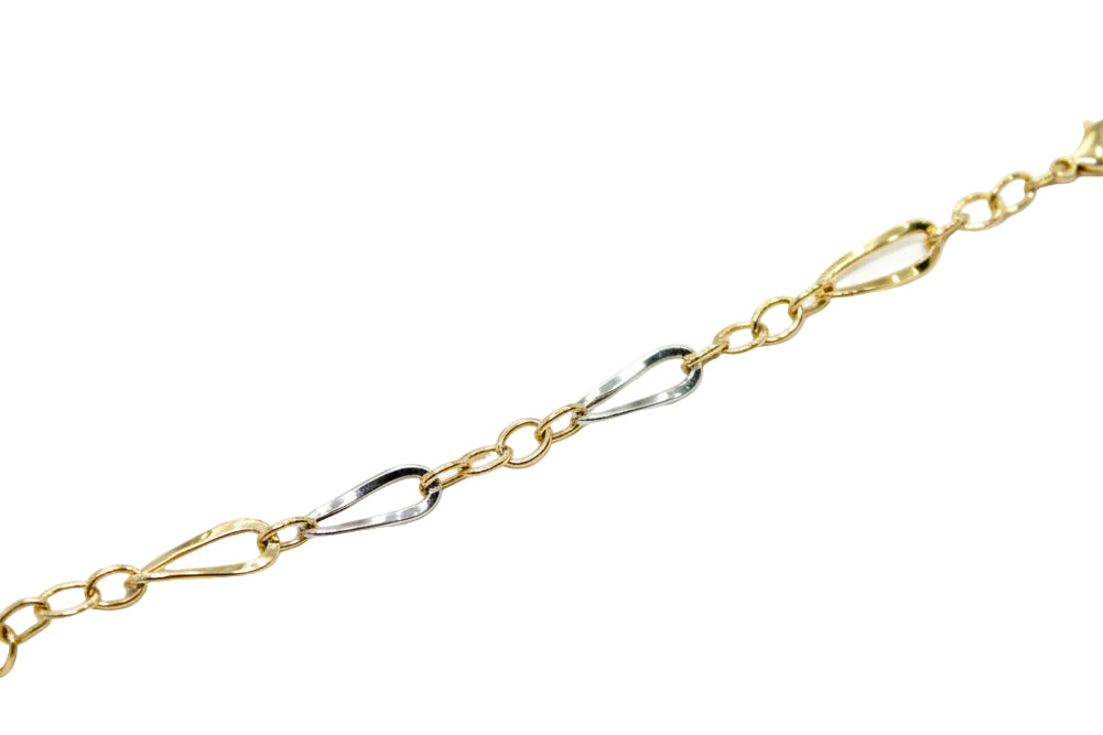 Bracciale in Oro Bi-Colore 18K