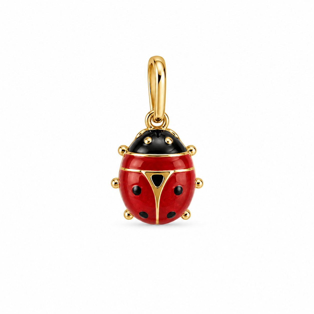 Ciondolo Coccinella in Oro 18k GRC38