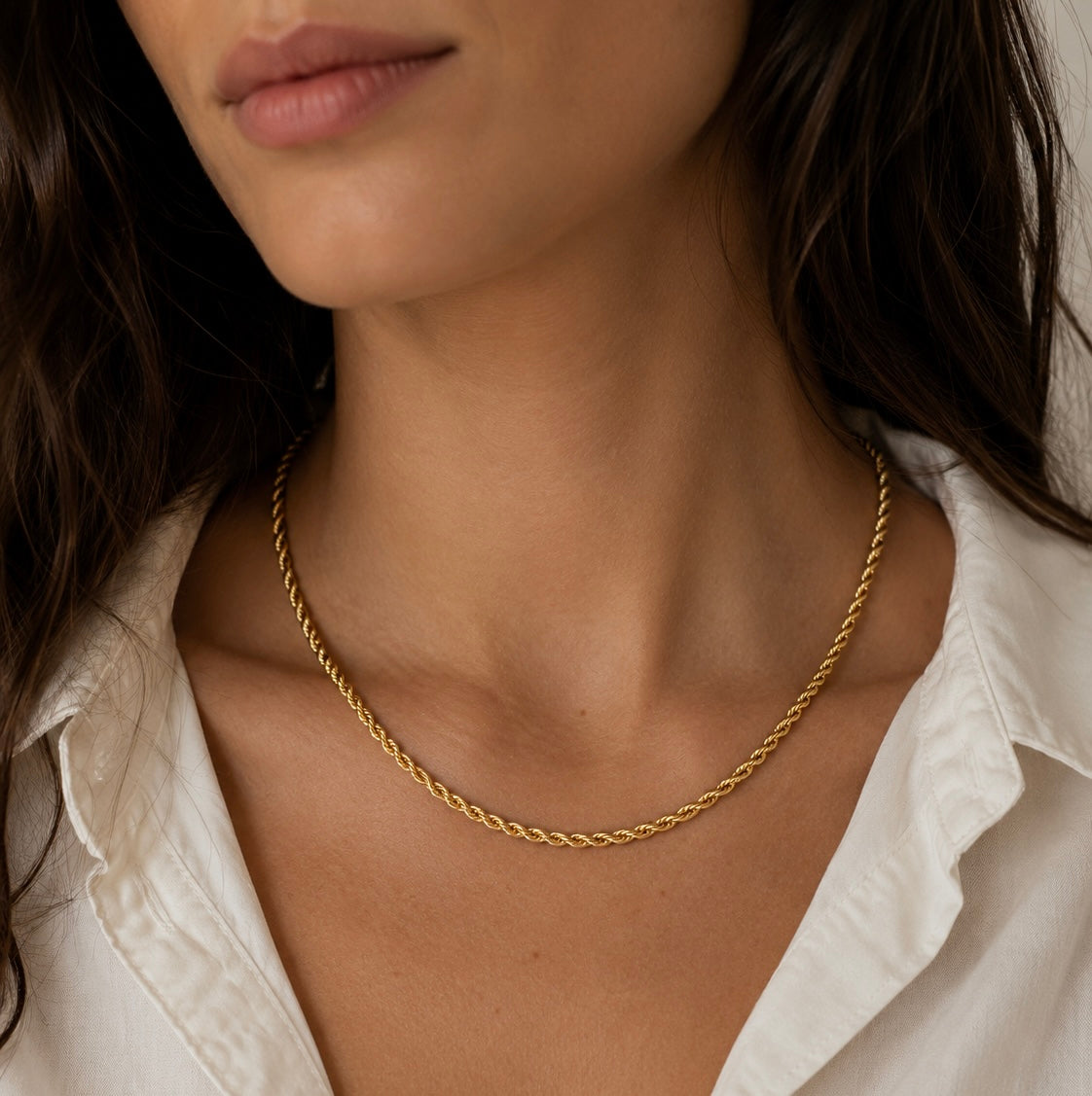 Collana Torchon in Oro Giallo 18K
