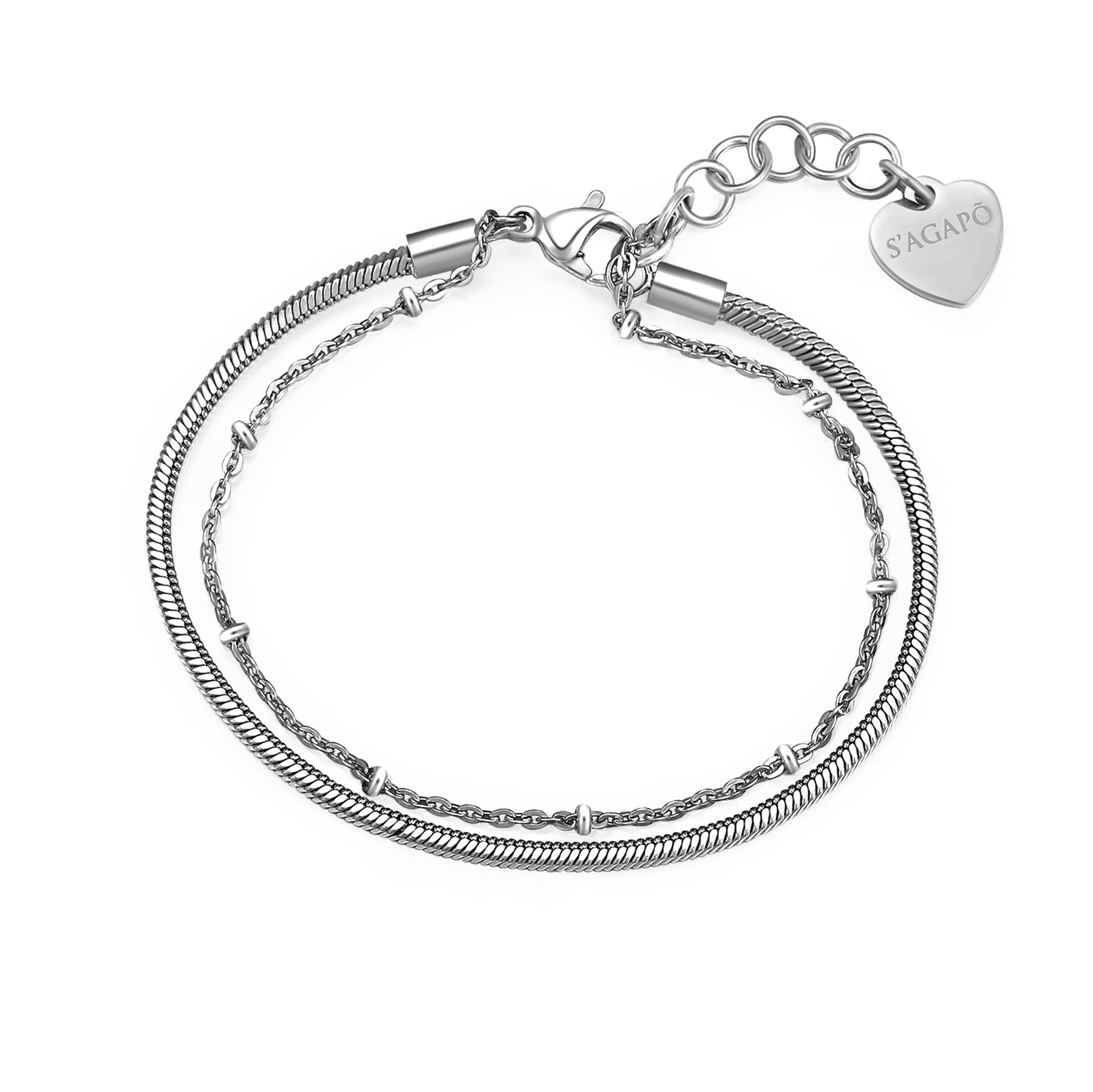 S’Agapõ Bracciale Chunky SHK23