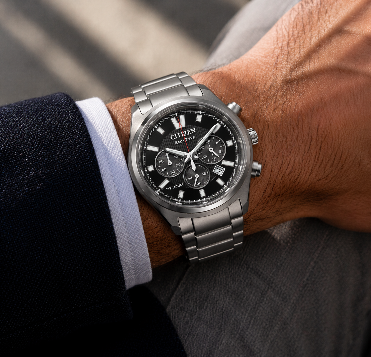 Citizen Orologio Super Titanio Crono CA4750-51E