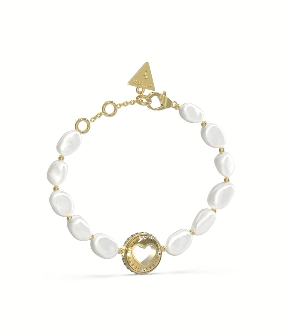 Guess Bracciale Rolling Hearts JUBB03342JWYGS