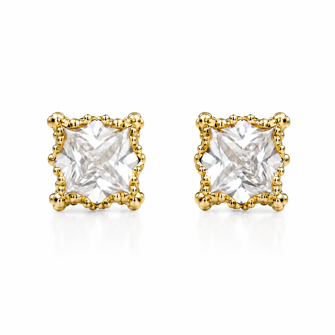 Orecchini Punto Luce Fantasy In Oro Giallo 18K GROR20