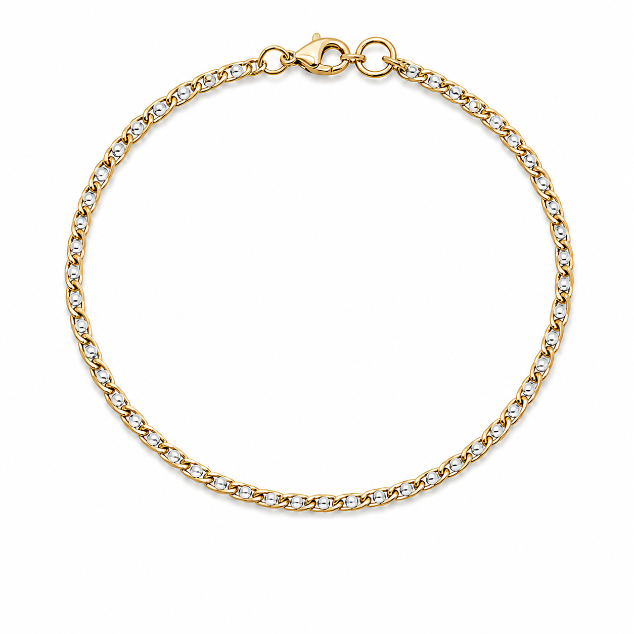 Bracciale Bi-Colore in Oro 18k