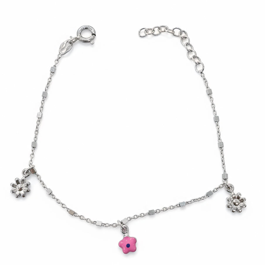 Bracciale Argento 925 Fiorellini