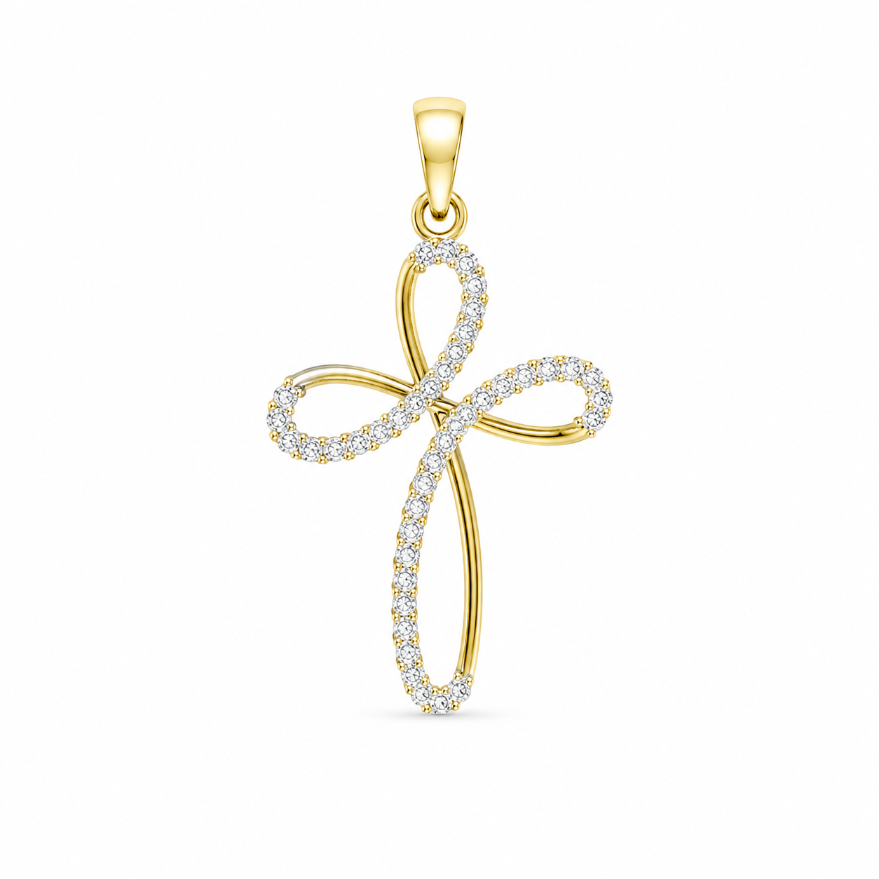 Ciondolo Croce In Oro 18K GRC02