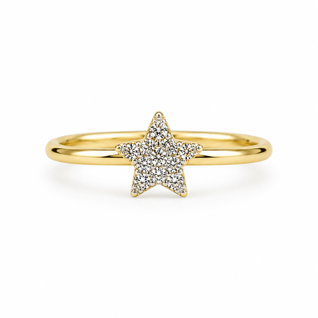 Anello Stella In Oro 18K GRAB12