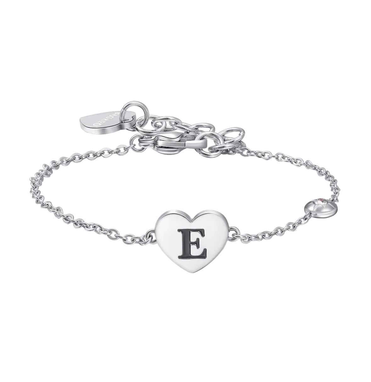S’Agapõ Bracciale Click Lettera E SCK122