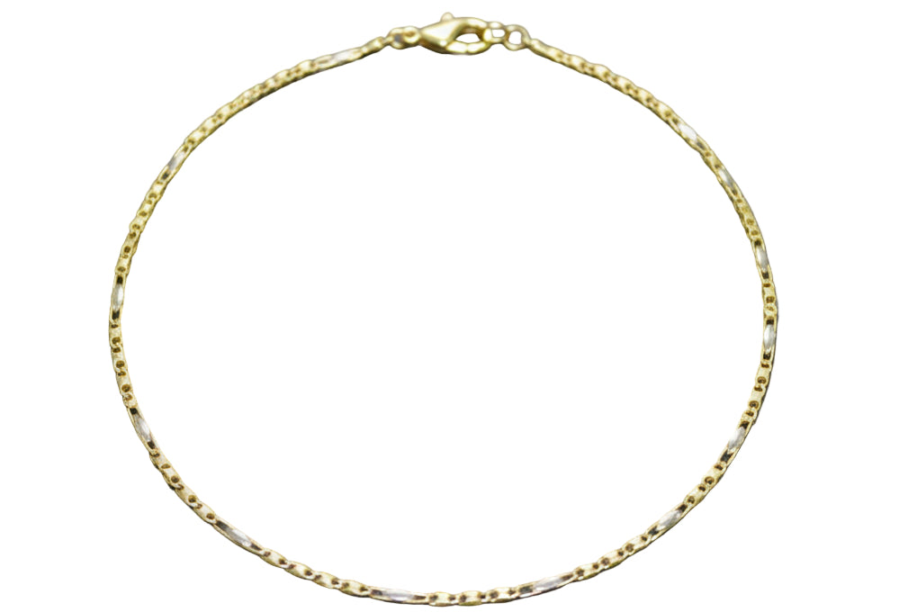 Collana Bi-Colore in Oro 18K
