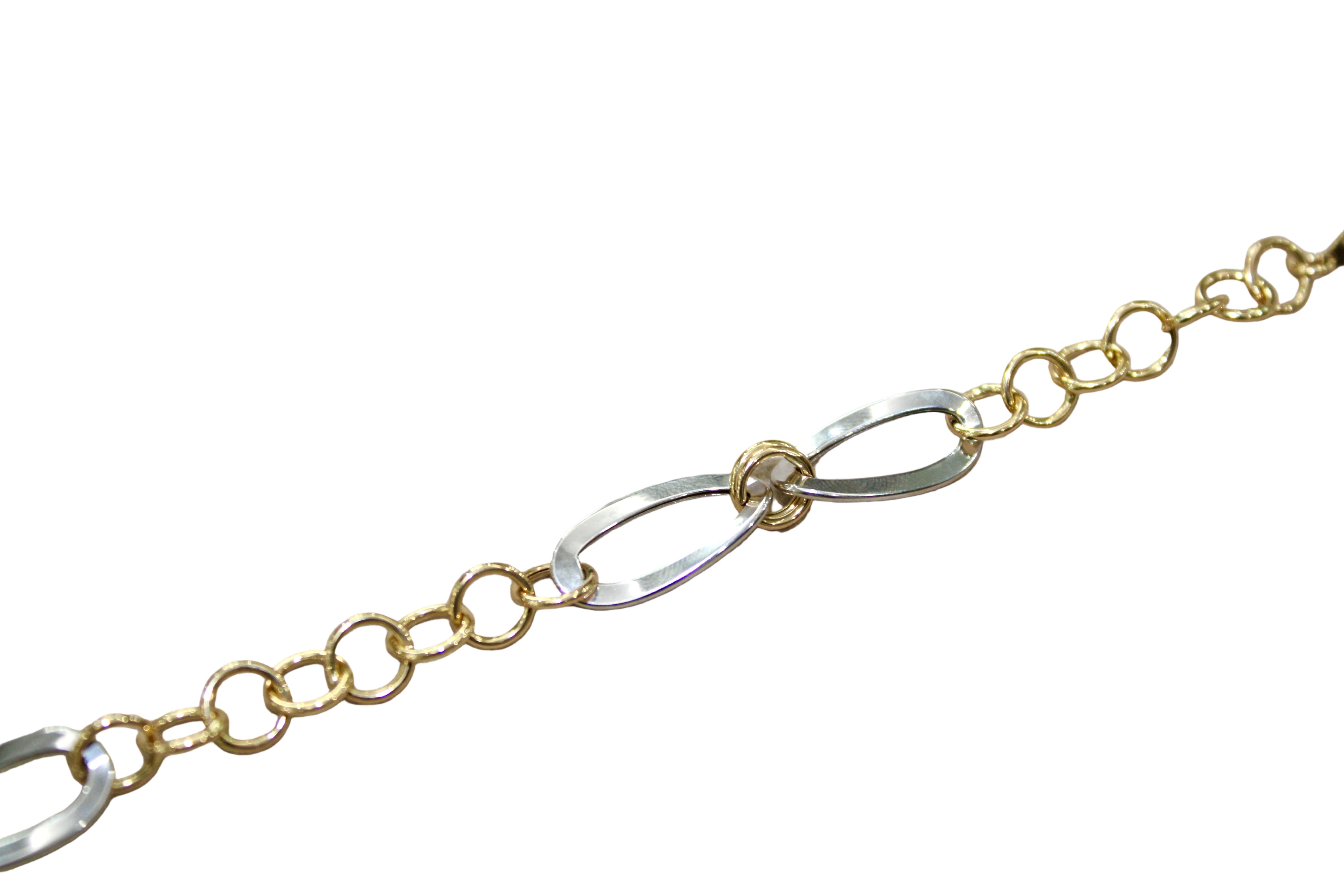 Bracciale in Oro Bi-Colore 18k