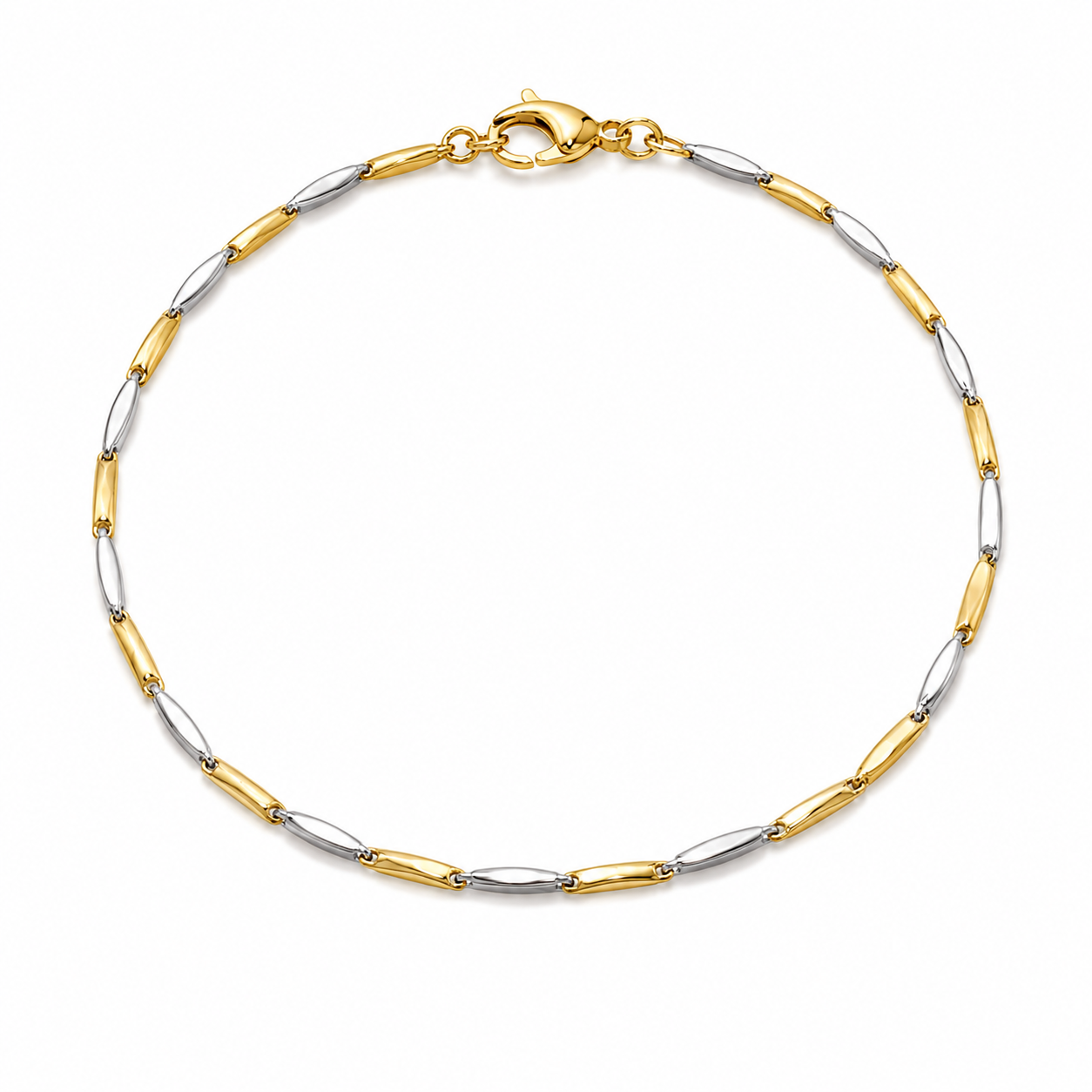 Bracciale Bi-Colore in Oro 18k