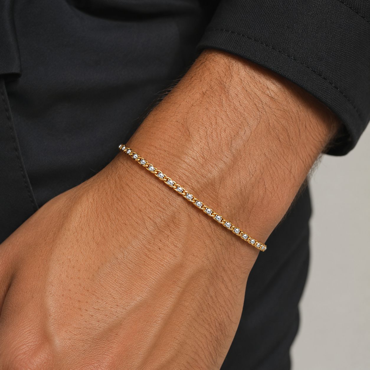 Bracciale Bi-Colore in Oro 18k