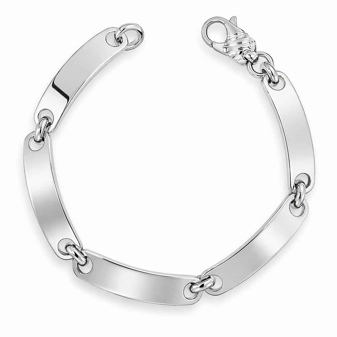 Bracciale A Piastrine in Argento 925