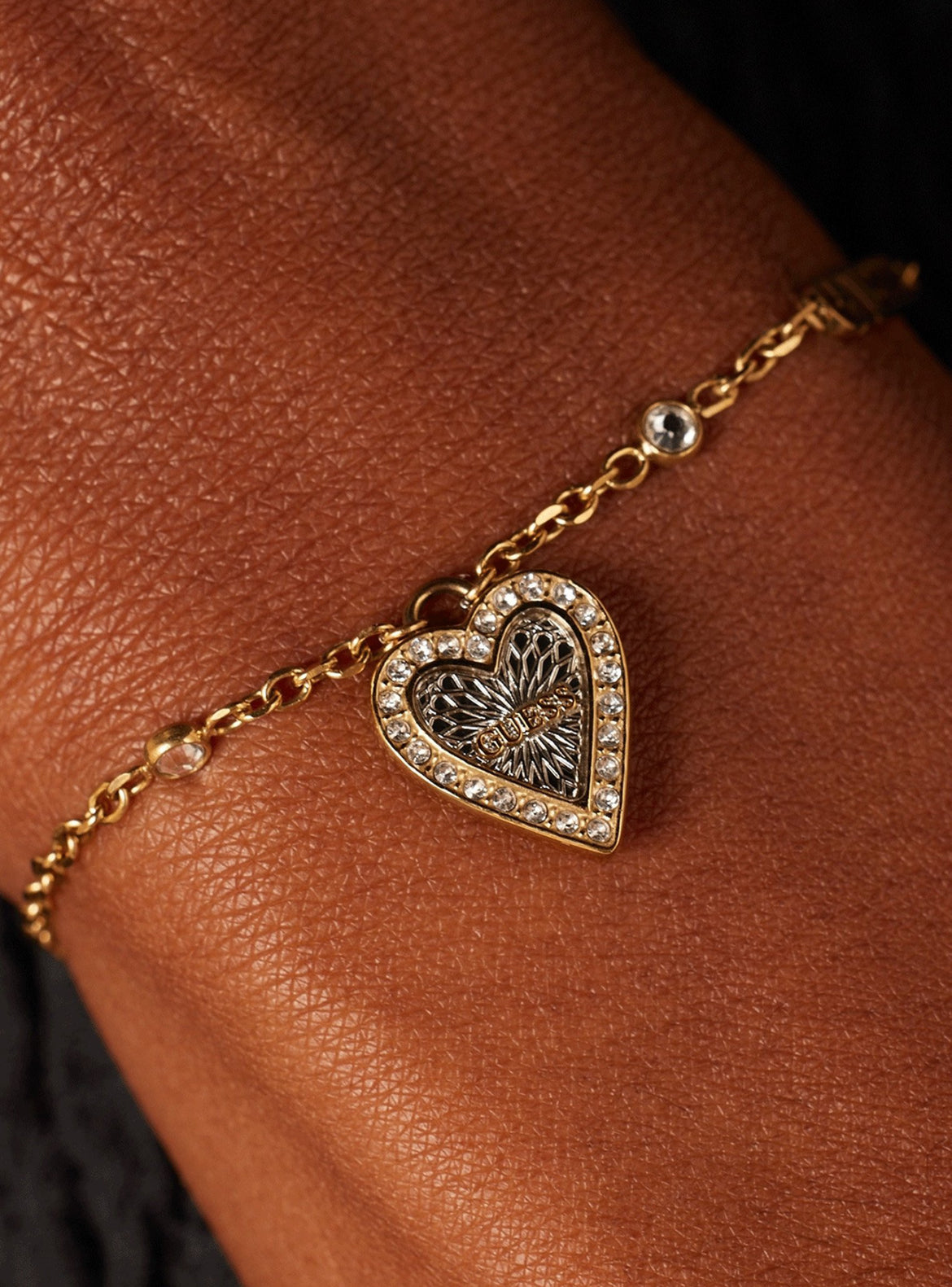 Guess Bracciale Gold Silver