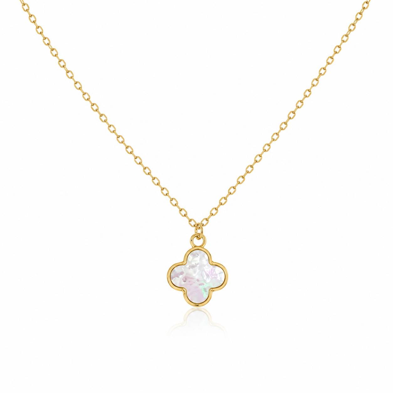 Collana Quadrifoglio In Oro 18k GRCD09