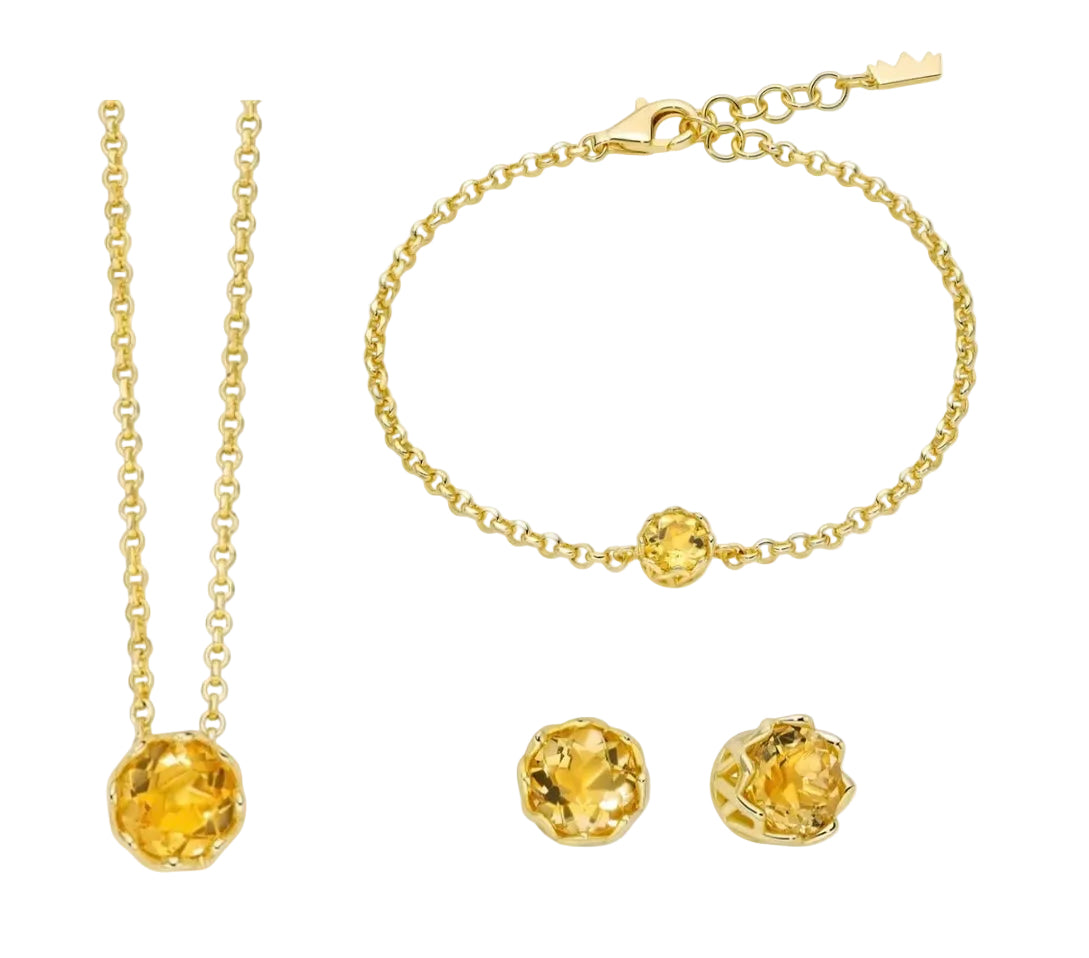 Triplo Set Miluna Collana, Bracciale e Orecchini CLD5110 + BRD1119 + ERD3127