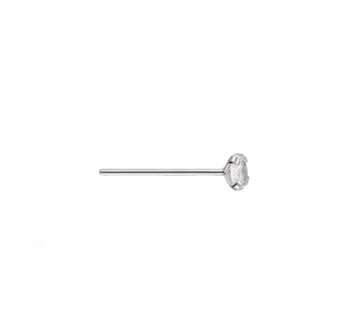 Piercing Naso con Cristallo in Argento 925
