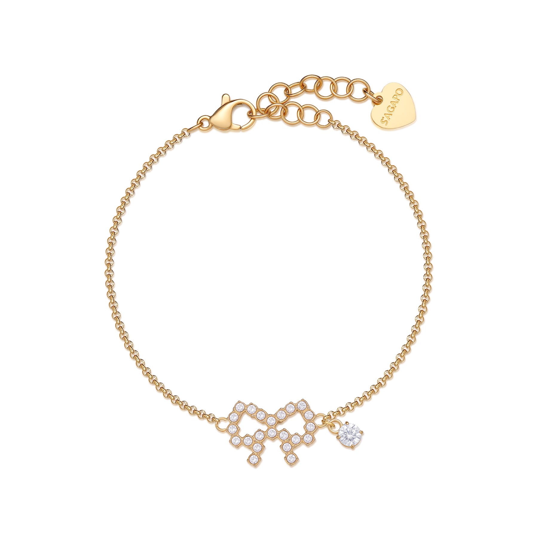 S’Agapõ Bracciale Twinkle SWN14
