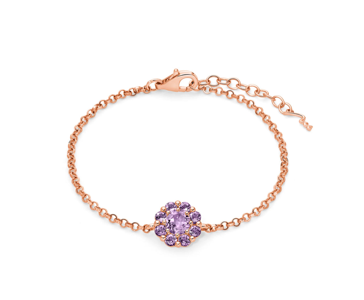 Miluna Bracciale Ametista in Argento BRD994