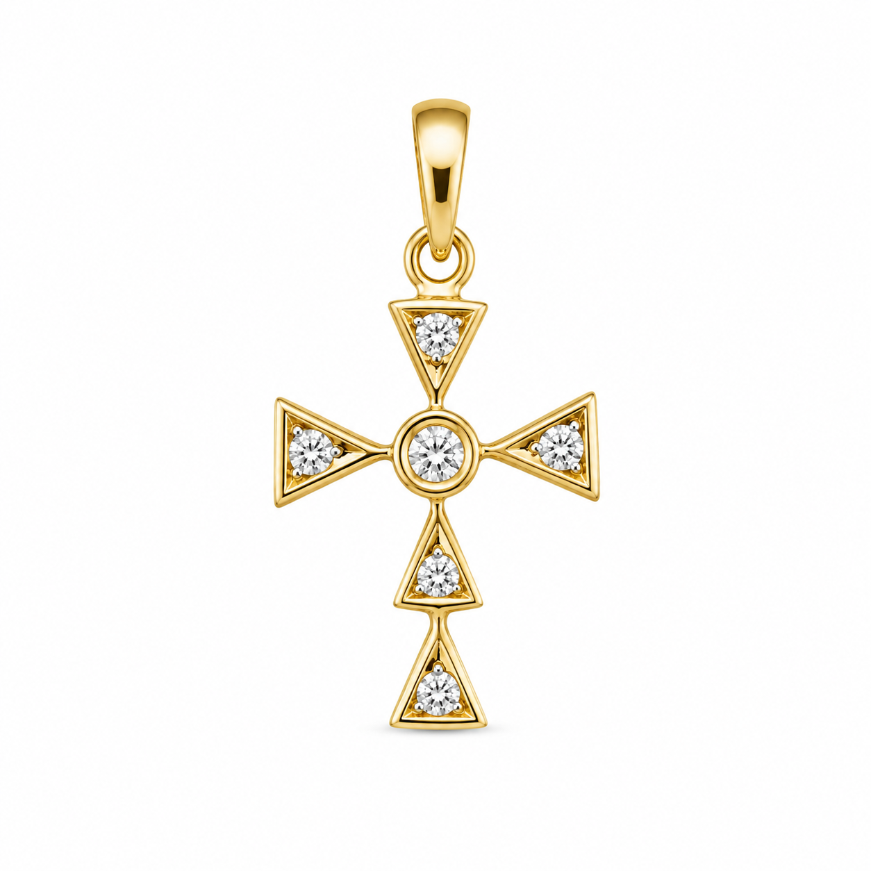 Ciondolo Croce in Oro 18k GRC66