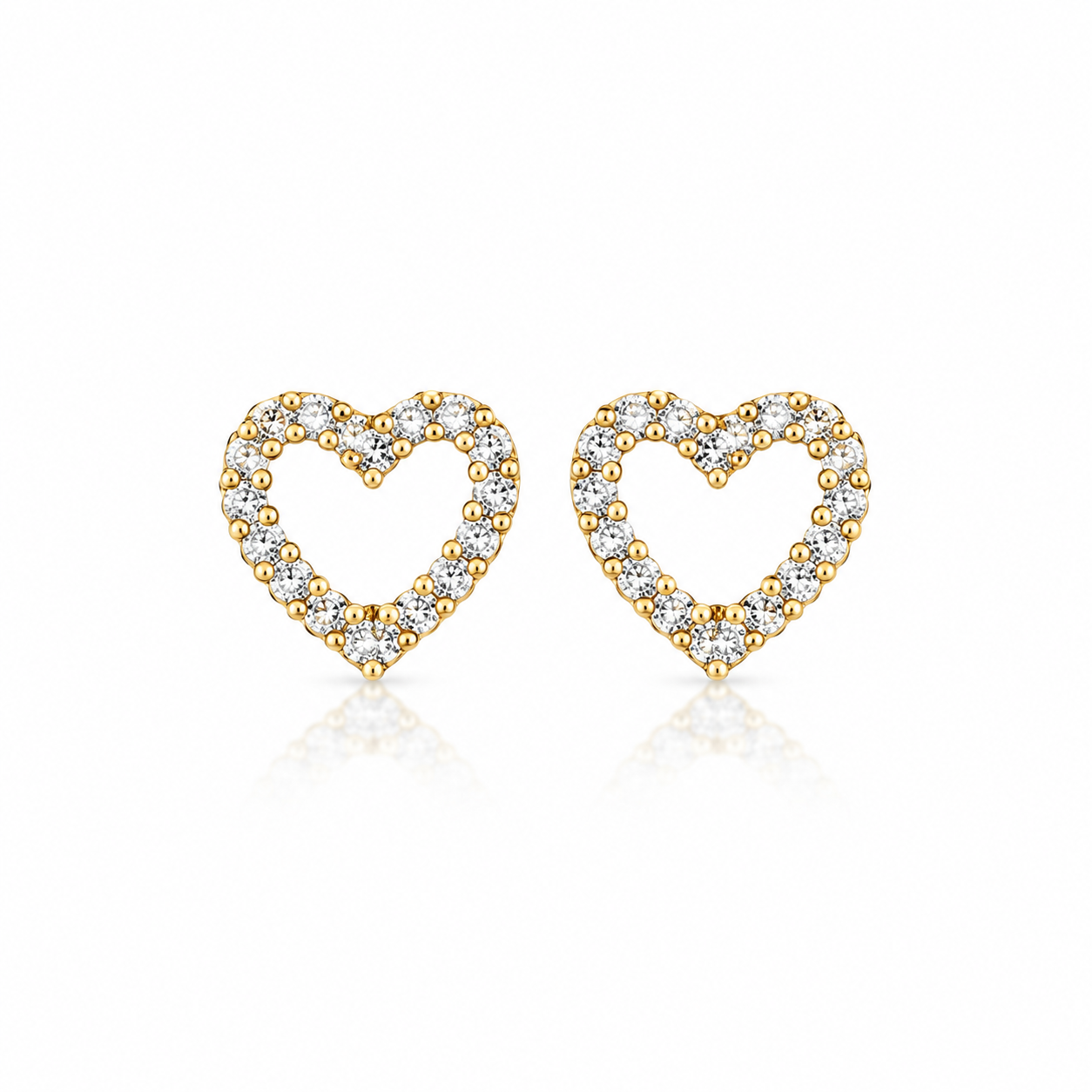 Orecchini Cuore In Oro 18K GROR36