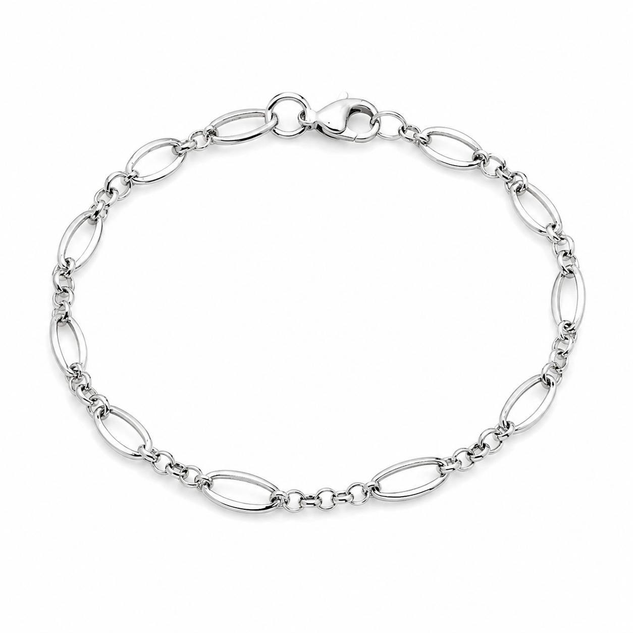Bracciale in Oro Bianco 18k