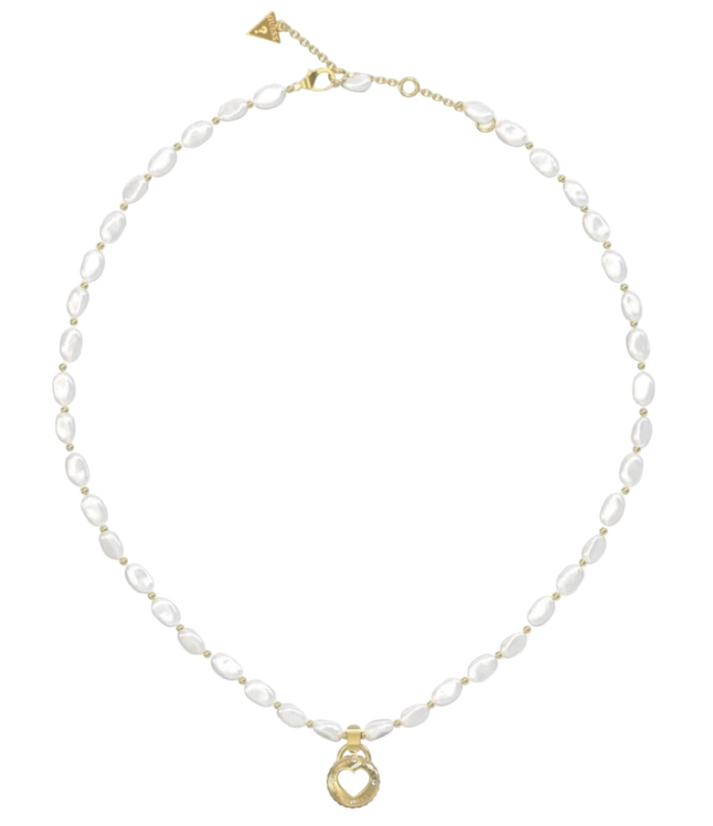 Guess Collana Perle Bianche JUBN03339JWYG